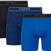 Paquete de 3 calzones para caballero talla S marca Hanes