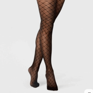 Medias transparentes con diseño de rombos para dama talla M/L - A New Day