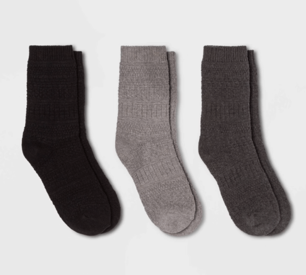 Paquete de 3 pares de calcetines talla 4-10 para dama
