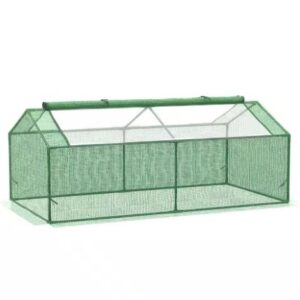 Mini invernadero pórtatil con ventanas con cremallera - Marca Outsunny
