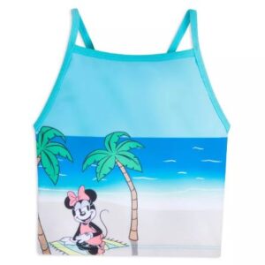 Alternative view of Conjunto de 2 piezas de traje de baño de minnie mouse para niña, talla 7-8 - Marca Disney