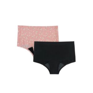 Paquete de 2 calzones menstruales, talla M - Marca No Boundaries
