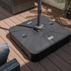 Alternative view of Base de sombrilla de 300 lb con ruedas marca Kadehome