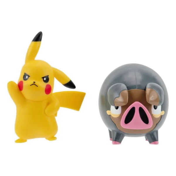 Par de juguetes de Pikachu & Lechonk - Pokemón