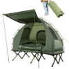 Casa para acampar 5 en 1 de 145 x 187 cm color verde - Costway