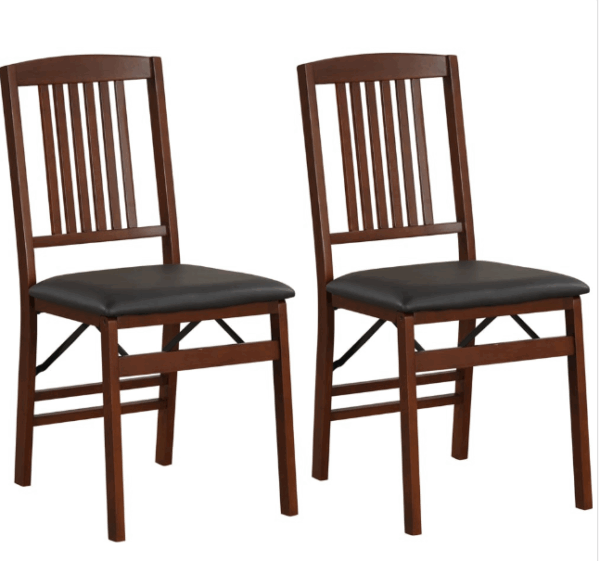 Juego de 2 sillas plegables para comedor marca Costway
