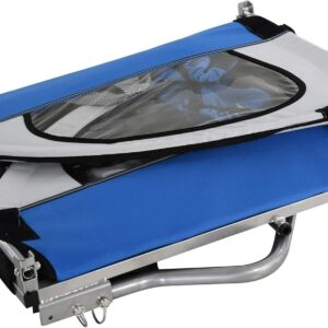 Alternative view of Remolque de bicicleta infantil de 2 asientos para niños - Aosom