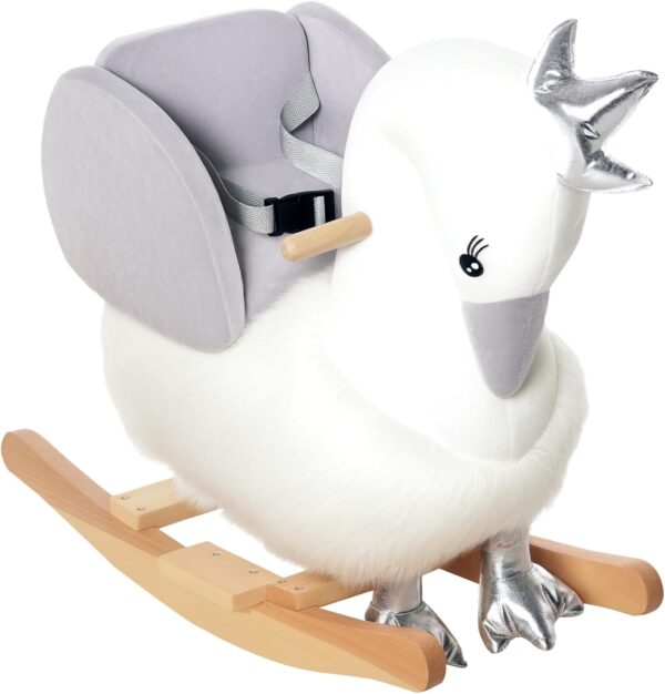Mecedora para niños con forma de cisne - Qaba