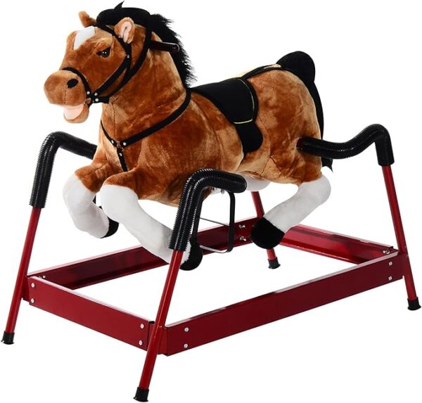 Caballo de juguete montable para brincar - Qaba