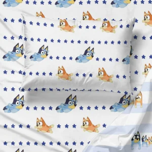 Alternative view of Juego de sabanas 4 piezas tamaño matrimonial - BLUEY