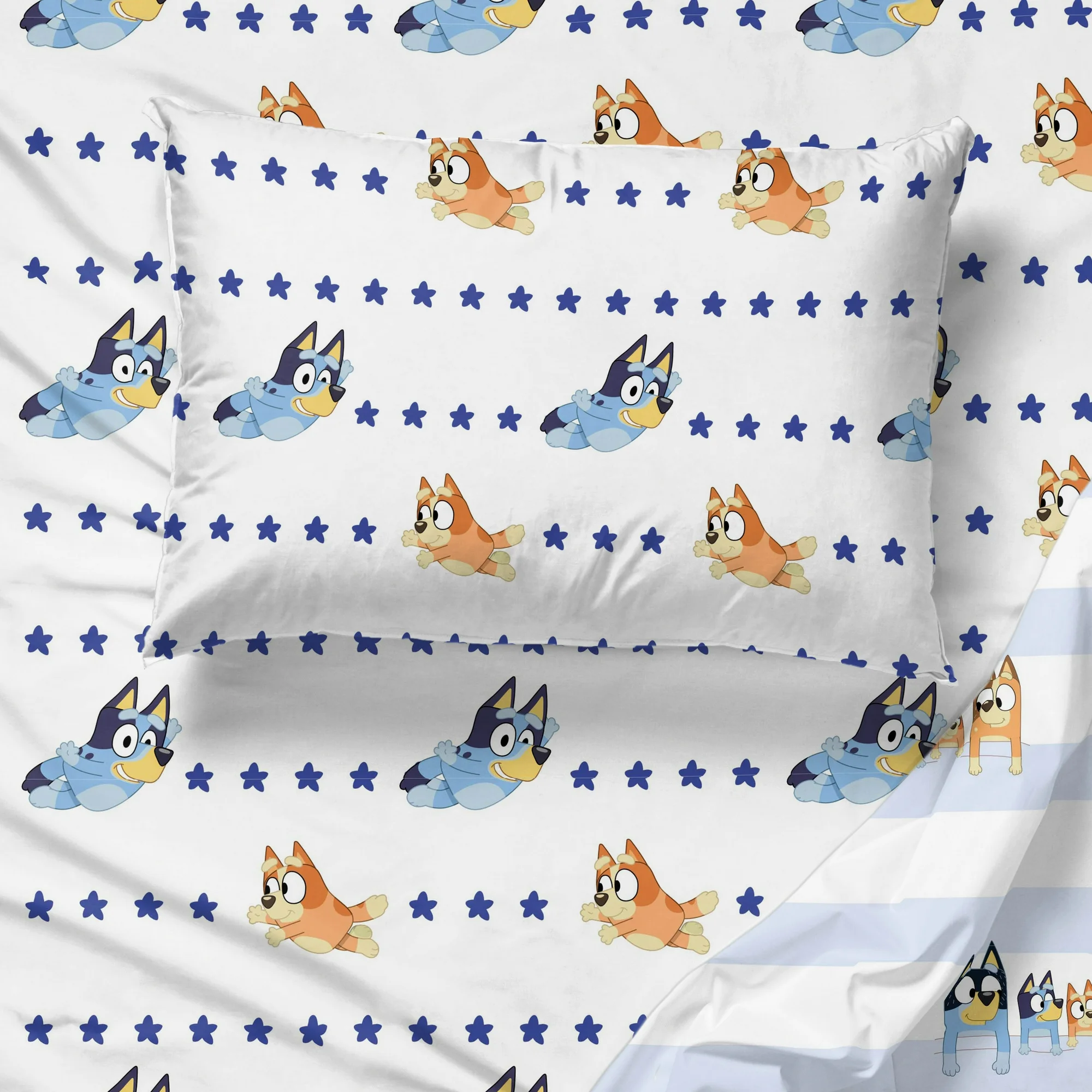 Juego de sabanas 4 piezas tamaño matrimonial - BLUEY - Imagen 2