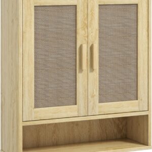 Armario de pared para baño de 2 puertas - HOMCOM
