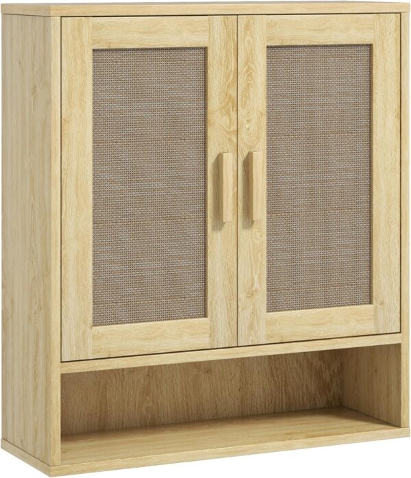 Armario de pared para baño de 2 puertas - HOMCOM