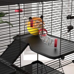 Alternative view of Jaula para hamsters con accesorios interactivos - PawHut