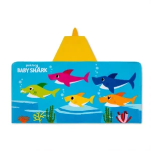 Alternative view of Toalla con capucha para niños de 61CM X 127CM - Baby Shark