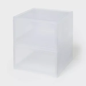 Par de cajas organizadoras apilables marca Brightroom