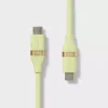 Cable de silicona de carga rápida USB-C a USB-C de 1,83 m - Heyday