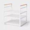Organizador de metal ajustable de 3 niveles, color blanco - Brightroom