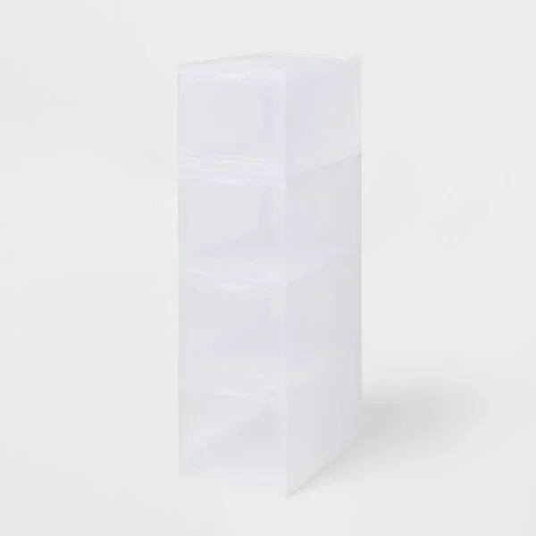 Juego de 4 cajas organizadoras apilables - Brightroom
