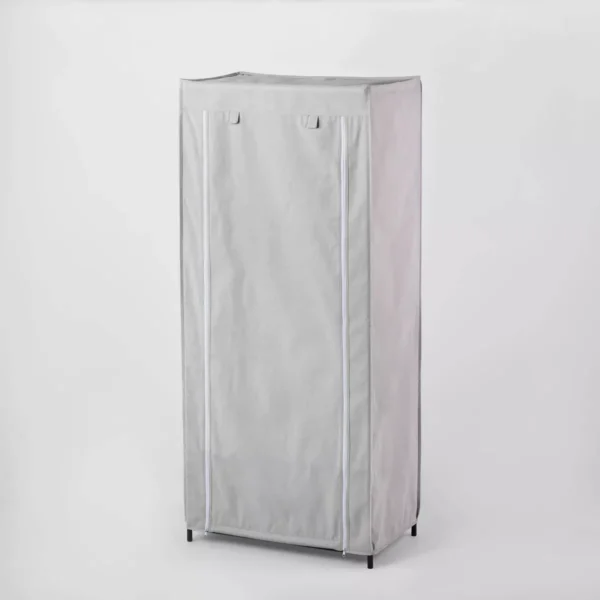 Armario de 76 cm con doble barra y forrado en tela - Brightroom