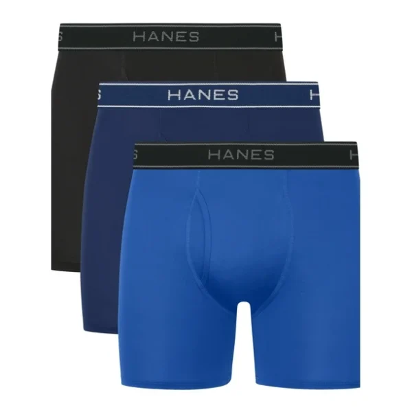 Paquete de 3 bóxer elásticos para hombre talla M -Hanes