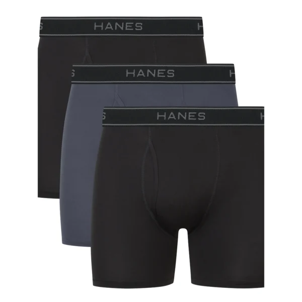 Paquete de 3 bóxer elásticos para hombre talla XL -Hanes
