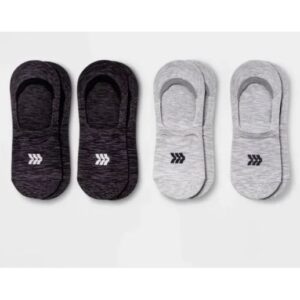 Paquete de 4 pares de calcetines cortos deportivos ligeros para mujer, talla 4-10 - Marca All In Motion