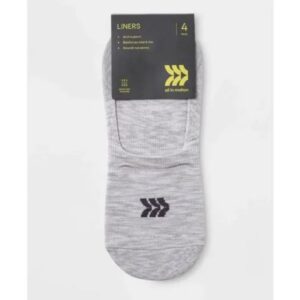 Alternative view of Paquete de 4 pares de calcetines cortos deportivos ligeros para mujer, talla 4-10 - Marca All In Motion