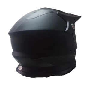 Alternative view of Casco negro de motocicleta deportivo talla M - DOT