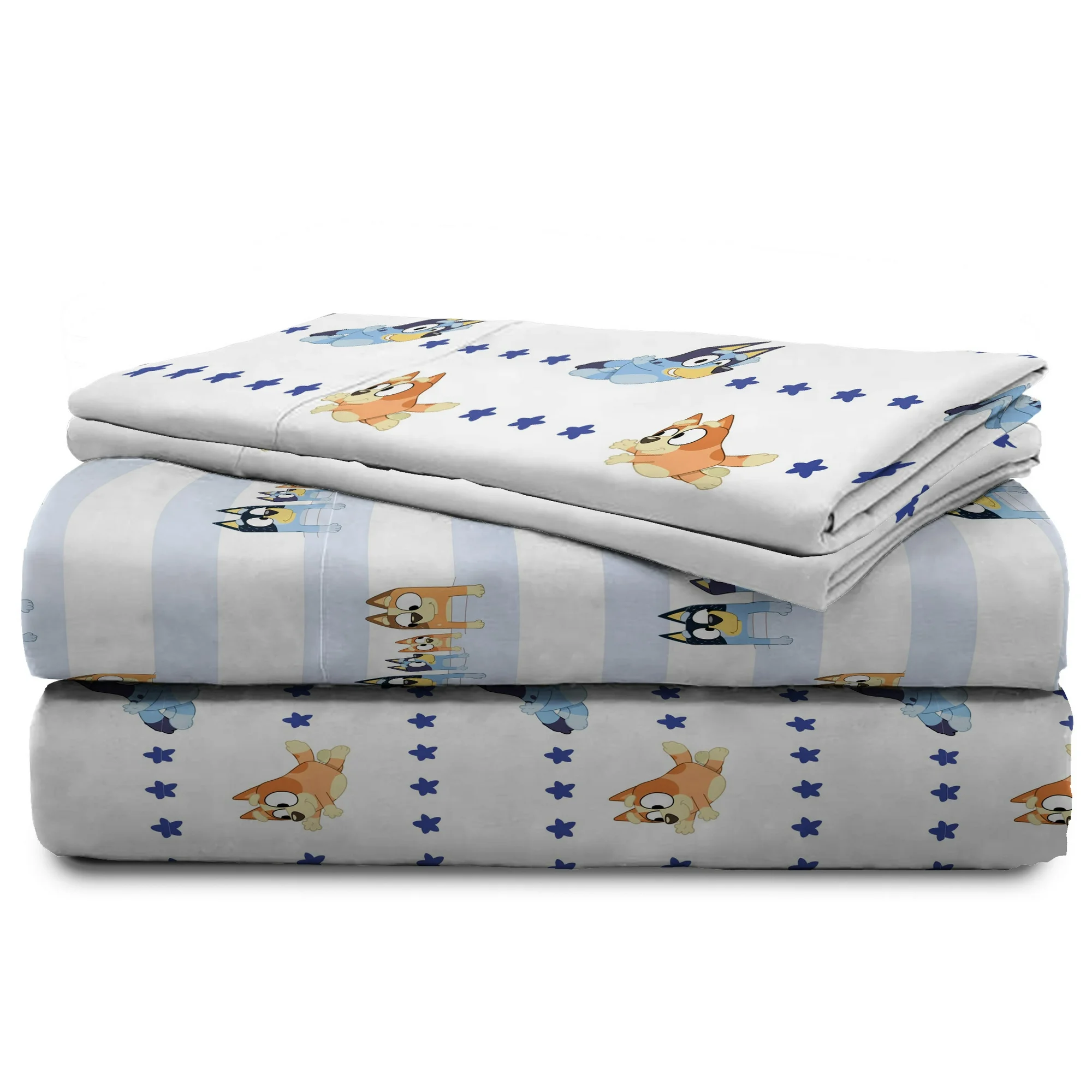 Juego de sabanas 4 piezas tamaño matrimonial - BLUEY - Imagen 5