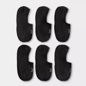 Paquete de 6 partes de calcetines cortos deportivos para mujer, talla 8-12 - Marca All In Motion