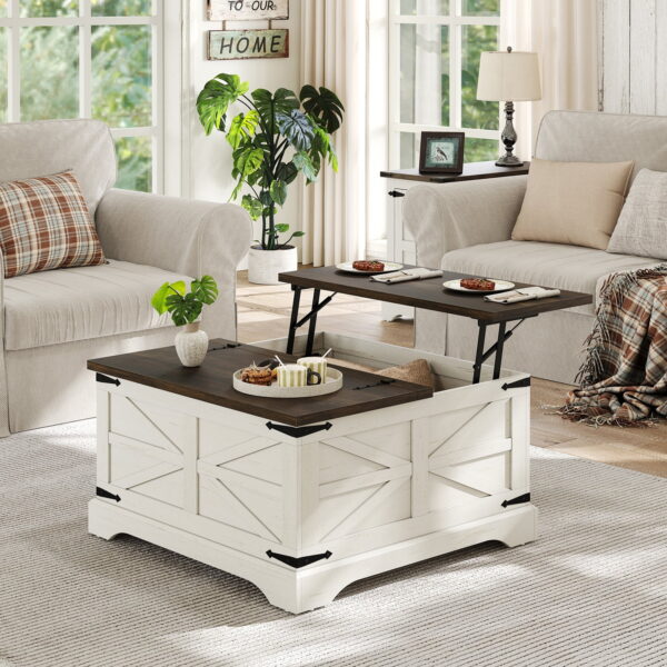 Mesa de Centro con Tapa Elevable marca Furnihold