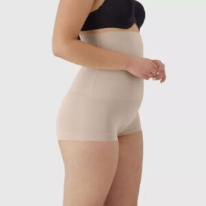 Alternative view of Faja moldeadora de cintura alta para mujer, talla M, color beige - Marca Maidenform
