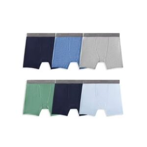 Paquete de 6 boxers para adulto, talla L - Marca Fruit of the Loom