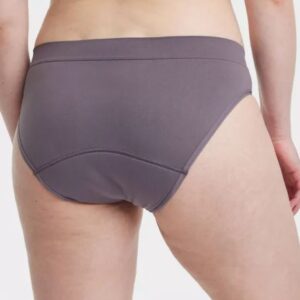 Alternative view of Calzón absorbente color gris para dama, talla L (14-16) - Marca Auden