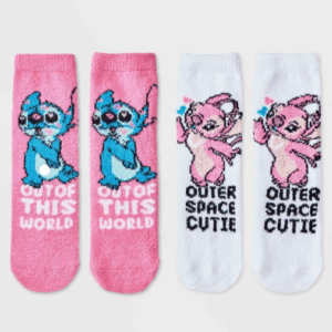 Juego de 2 pares de calcetines para dama talla 4-10 - Women's Disney Lilo & Stitch