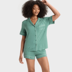 Conjunto de ropa para dama de 2 piezas talla S color verde