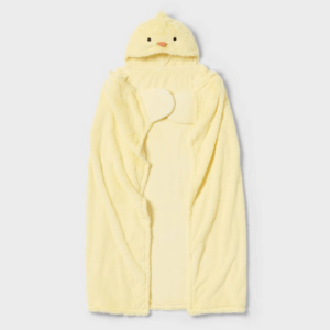Cobija para niños con diseño de pollito de 101.6CM X 127CM