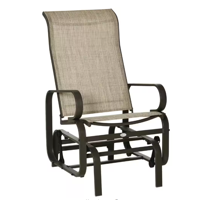 Silla Mecedora para exterior marca Outsunny