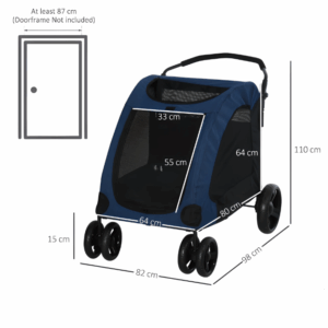Alternative view of Carriola minimalista para mascotas M/L marca PawHut