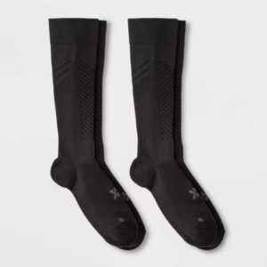 Paquete de 2 pares de calcetas de comprensión, color negro, talla 6-12 - Marca All In Motion