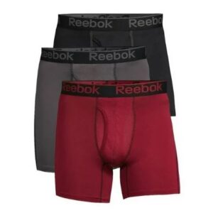 Paquete de 3 boxer para hombre, talla S - Marca Reebok