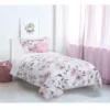 Juego de edredón 4 piezas con diseño floral tamaño TWIN/FULL – Justice