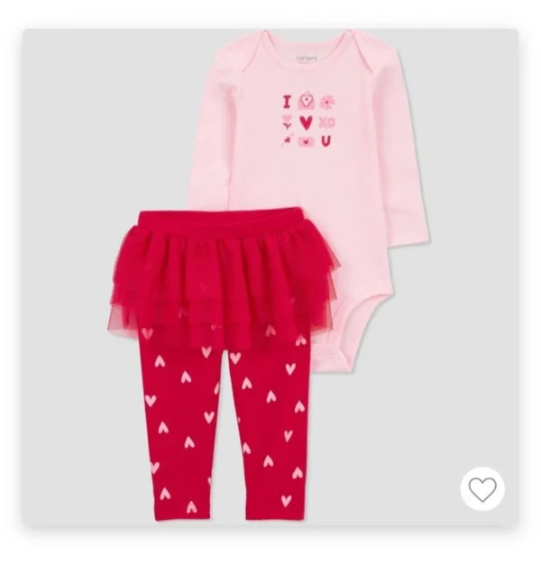 Conjunto de 2 piezas para bebé talla 9 meses - Carters