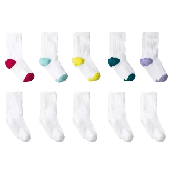 Paquete de 10 pares de calcetines para niña talla 5.5 X 8.5 - Cat & Jack