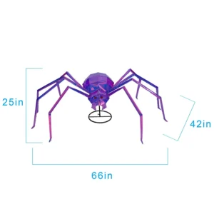 Alternative view of Decoración de Araña prismática de 5.5 ft para Halloween - Member's Mark