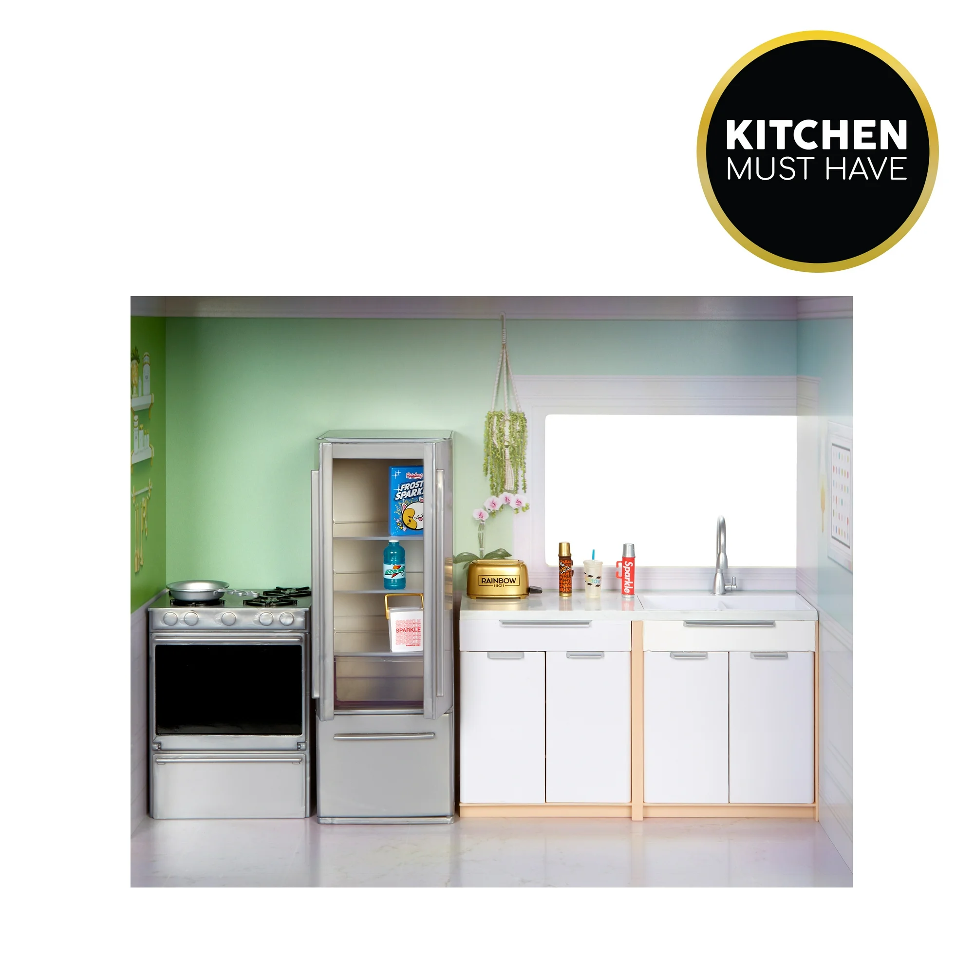 Casa de muñecas de 3 Pisos (19.9'') marca Rainbow High - Imagen 2