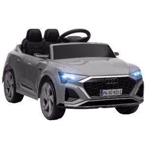 Carrito eléctrico montable para niños Audi Q8 e-tron - Qaba