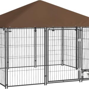 Perrera para exterior con techo marca PawHut