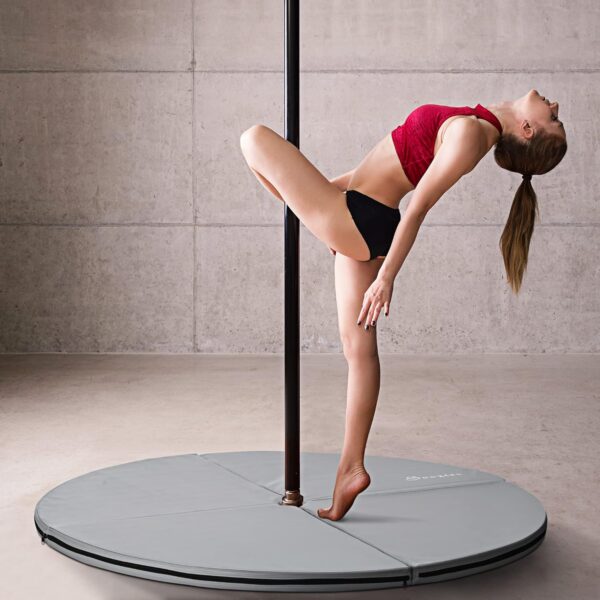 Tapete/Alfombra plegable para Pole Dance 150 cm x 5 cm - HOMCOM